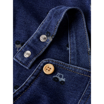 NAME IT Denim Overall Barrel Dark Blue Denim